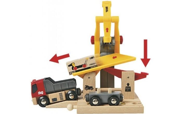 Дитяча залізниця BRIO з мостовим краном Deluxe (33097) - Зображення 4