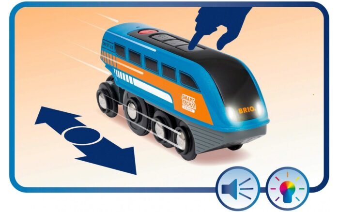 Дитяча залізниця BRIO Smart Tech кругова з тунелями (33974) - Зображення 4