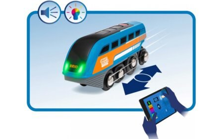 Дитяча залізниця BRIO Smart Tech кругова з тунелями (33974) - Зображення 5