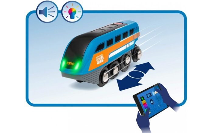 Дитяча залізниця BRIO Smart Tech кругова з тунелями (33974) - Зображення 5