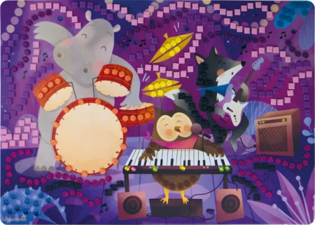Велика мозаїка SYCOMORE тварини музиканти - Зображення 7