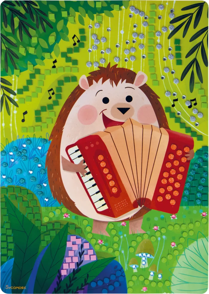 Велика мозаїка SYCOMORE тварини музиканти - Зображення 4