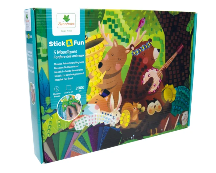 Велика мозаїка SYCOMORE тварини музиканти - Зображення 1