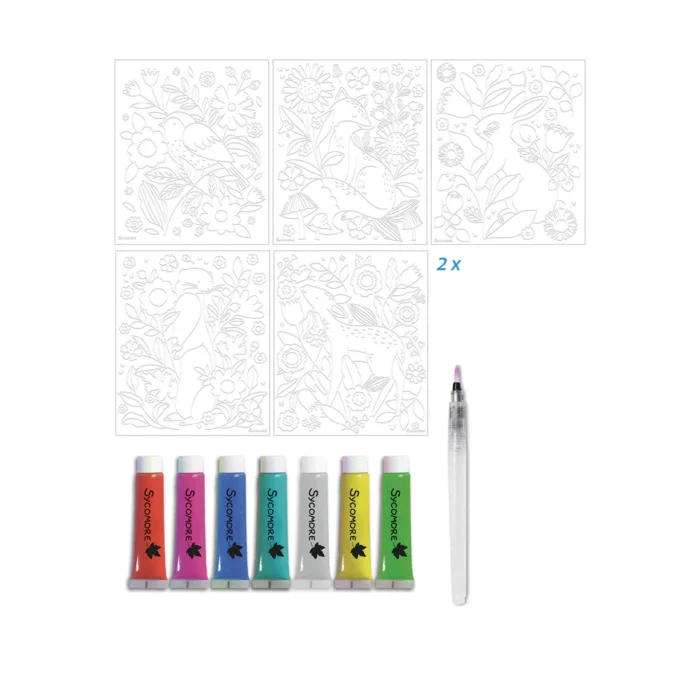 Художній набір SYCOMORE гуаш природа - Зображення 3