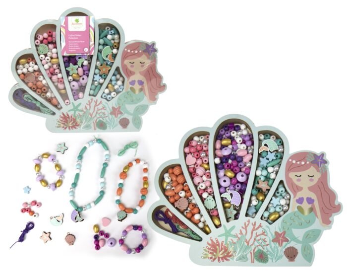 Дерев'яні намистини SYCOMORE русалка - Зображення 3