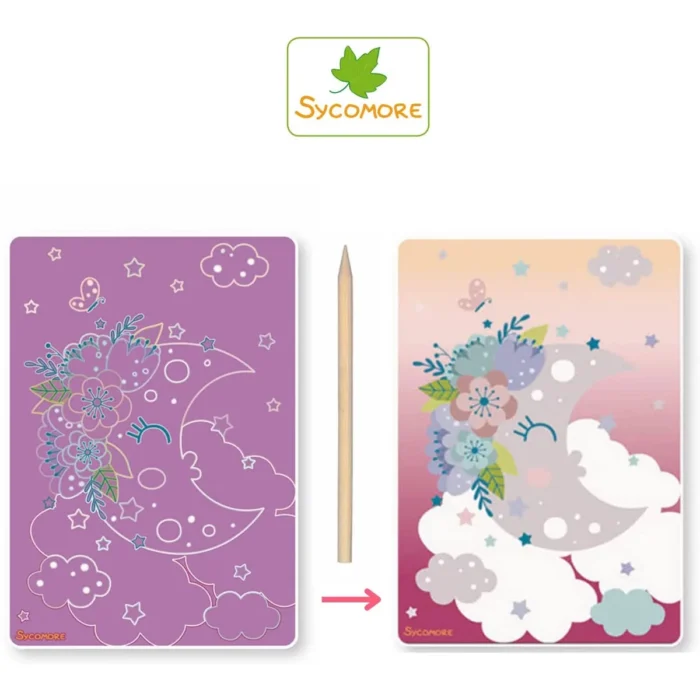 Кольоровий скретч арт SYCOMORE - Зображення 3