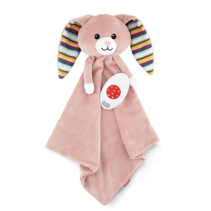 kurumi-zazu-krolik-becky-0703625108716-01 BECKY-БЕККІ Комфортер-м'яка іграшка заспокійлива - Зображення 1
