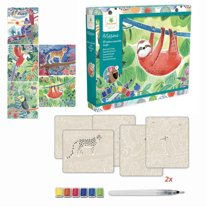 Художній набір SYCOMORE акварельний джунглі - Зображення 2