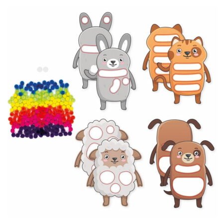 Картини з помпонами SYCOMORE фермерські тварини - Зображення 3