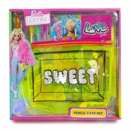 074f3ea10fab038f94d634fdd39c24281d067296_99_0052_Pencil_Case_Set_Pkg Канцелярський набір з блокнотом та пеналом Barbie - Зображення 1