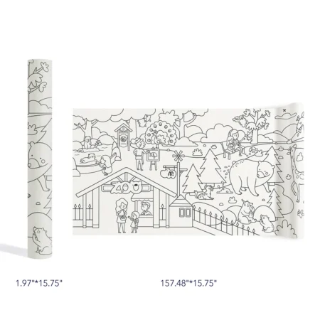 Большая разукрашка (10м) Джунгли