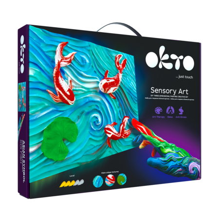 Набір для створення об'ємної картини *Карпи Коі* ТМ ОКТО 30*40 см