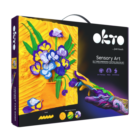 Набір для створення об'ємної картини *Іриси* ТМ ОКТО 30*40 см