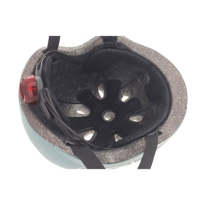 Шолом захисний дитячий Scoot and Ride, світло-сірий, з ліхтариком, 51-53см - Зображення 4