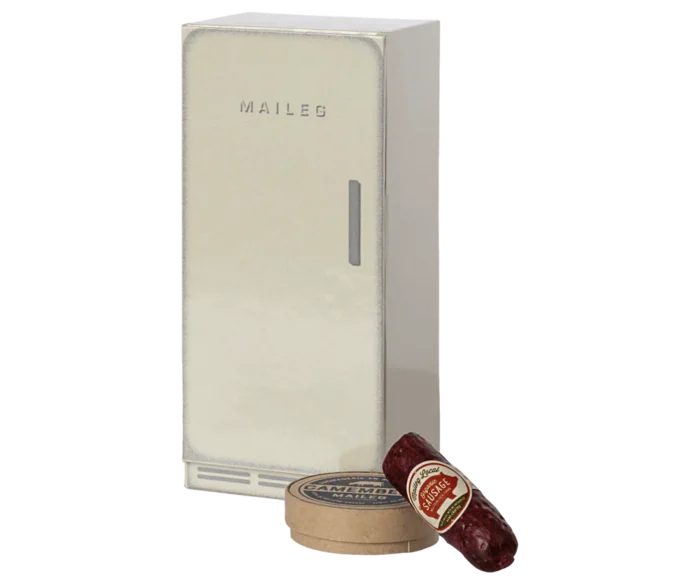 Аксесуар для ляльки - мініатюрний холодильник - Зображення 1