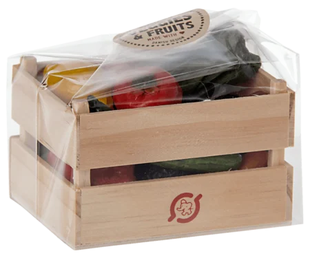 Аксесуар для ляльки - набір овочів та фруктів - Зображення 2