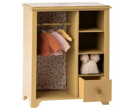 Аксесуар для ляльки - гардероб жовтого кольору - Зображення 2