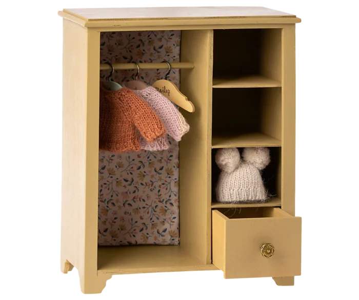 Аксесуар для ляльки - гардероб жовтого кольору - Зображення 2