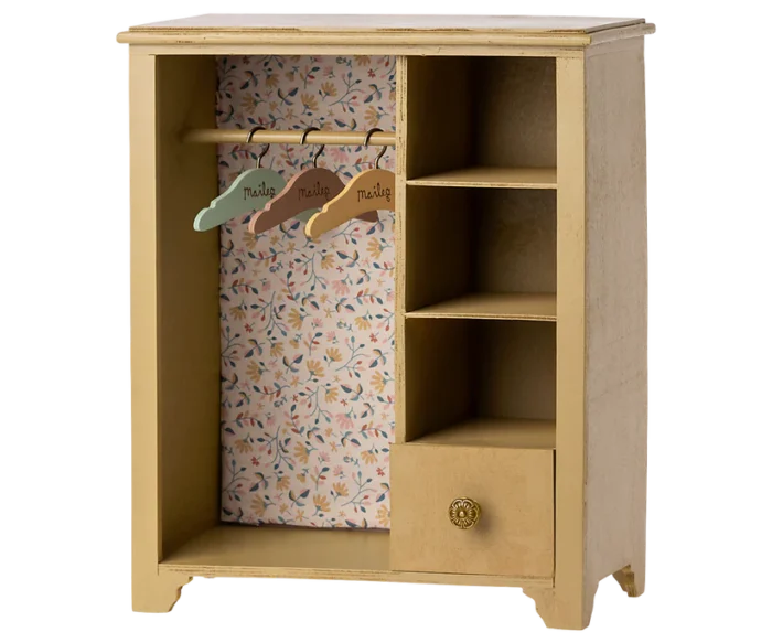 11-3001-00_5 Аксесуар для ляльки - гардероб жовтого кольору - Зображення 1