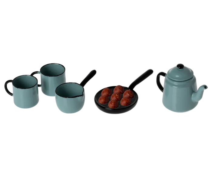 Аксесуар для ляльки - мініатюрна плита з аксесуарами - Зображення 2