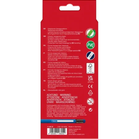 116625  КОЛЬОРОВІ ОЛІВЦІ 24КОЛ.  З ГУМКОЮ - Зображення 3