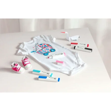 159530 МАРКЕРИ ДЛЯ ТКАНИНИ  5 КОЛ. BABY-PARTY НАБІР В БЛІСТЕРІ - Зображення 4