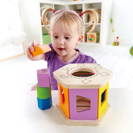 Сортер дерев'яний Hape з брязкальцями (E0407) - Зображення 4