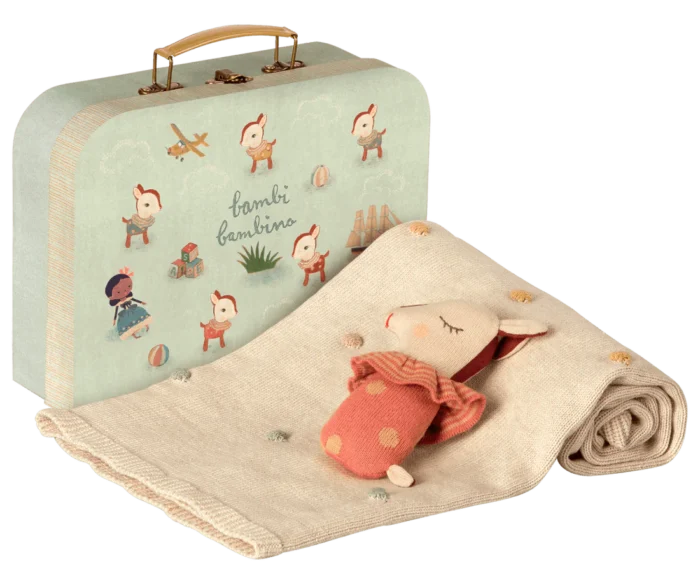 М'яка іграшка бембі у валізі - Зображення 1