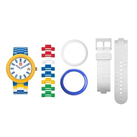 Годинник наручний *Лего *Кубик*, синій, зі змінними елементами оформлення - Зображення 6