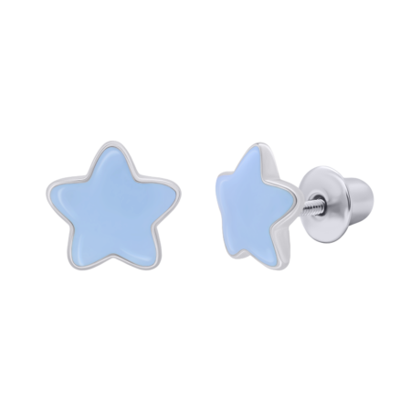 Сережки Зіроньки Блакитний - Зображення 2