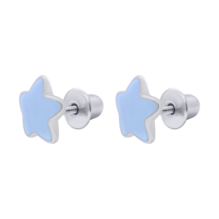 Сережки Зіроньки Блакитний - Зображення 3