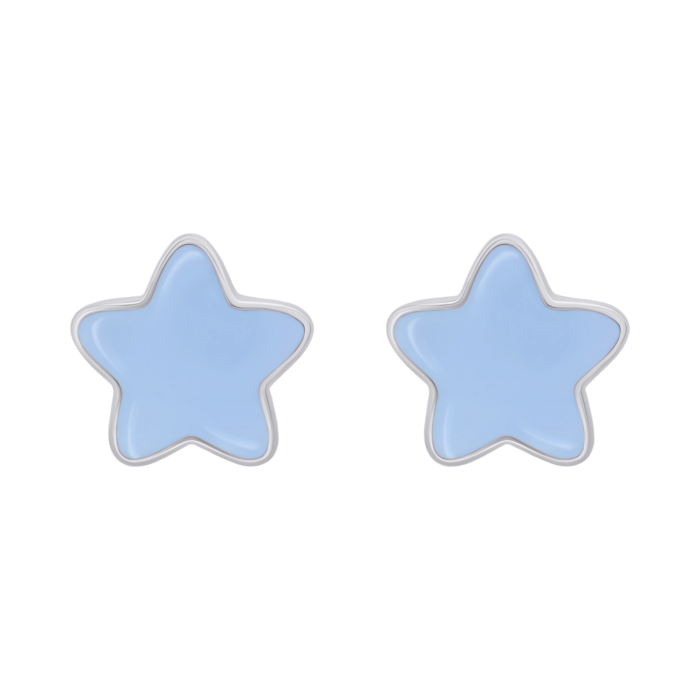 Сережки Зіроньки Блакитний - Зображення 1