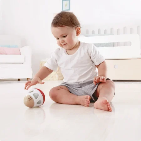 Покиванка-брязкальце дерев'яна Hape Дзвінке яйце (E0016) - Зображення 6