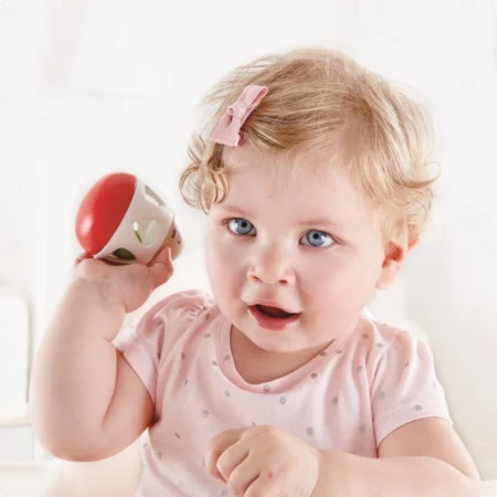 Покиванка-брязкальце дерев'яна Hape Дзвінке яйце (E0016) - Зображення 4