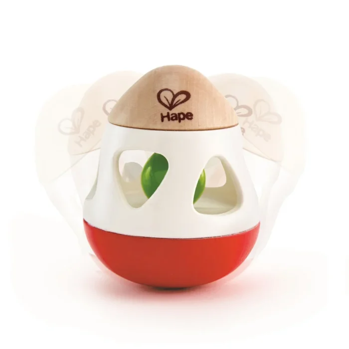 Покиванка-брязкальце дерев'яна Hape Дзвінке яйце (E0016) - Зображення 2