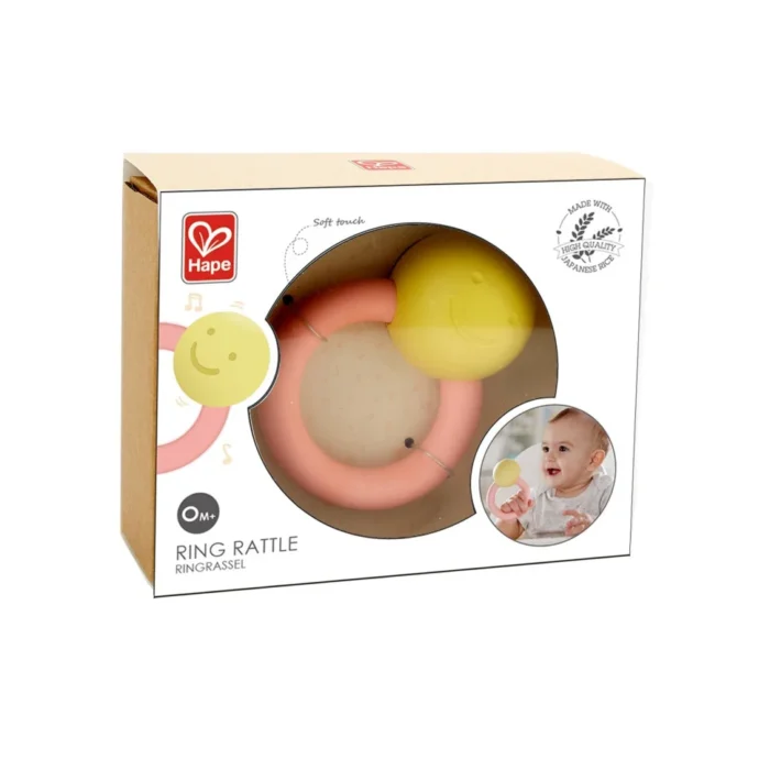 222879.970 Брязкальце-прорізувач Hape Веселе кільце (E0025) - Зображення 1