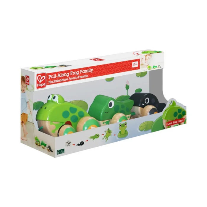 222921.970 Дерев'яна каталка Hape Жабки (E0365) - Зображення 1