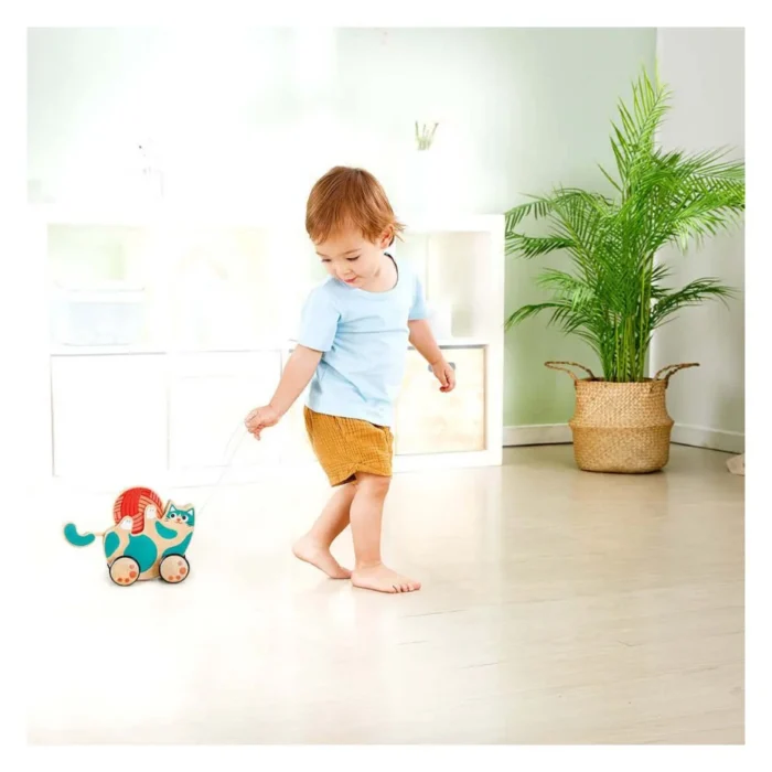 Дерев'яна каталка Hape Кошеня (E0366) - Зображення 5