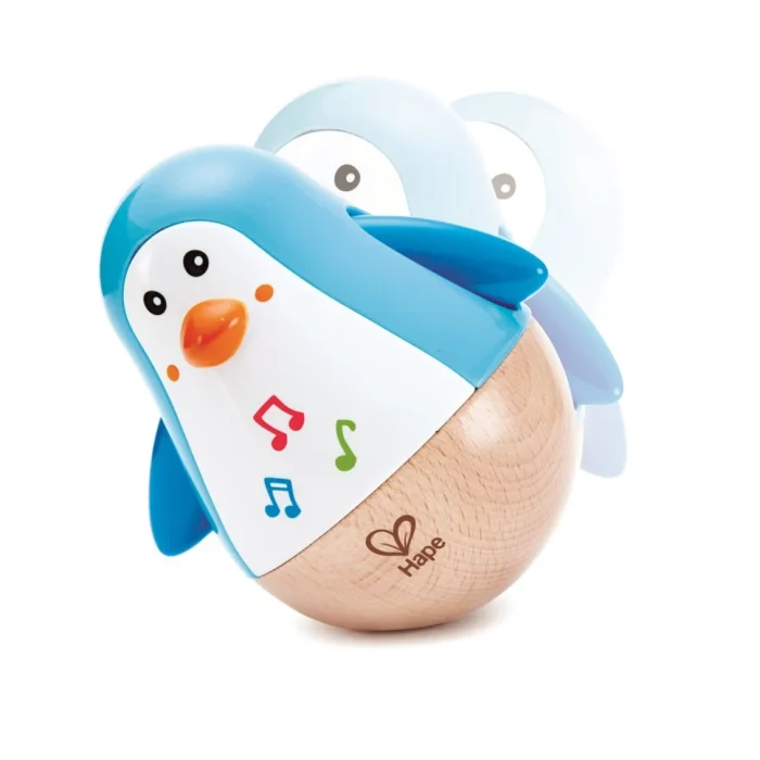 Покиванка дерев'яна Hape Музичний пінгвін (E0331) - Зображення 3