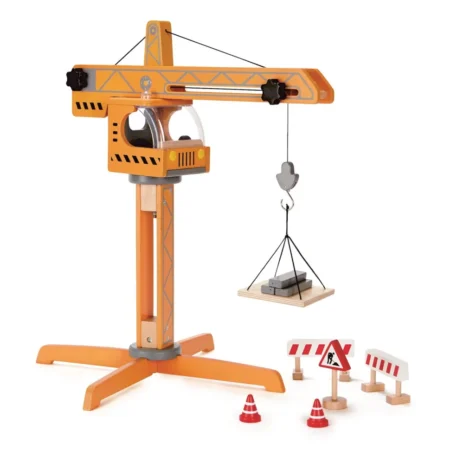 Дерев'яний підйомний кран Hape з аксесуарами (E3011) - Зображення 2