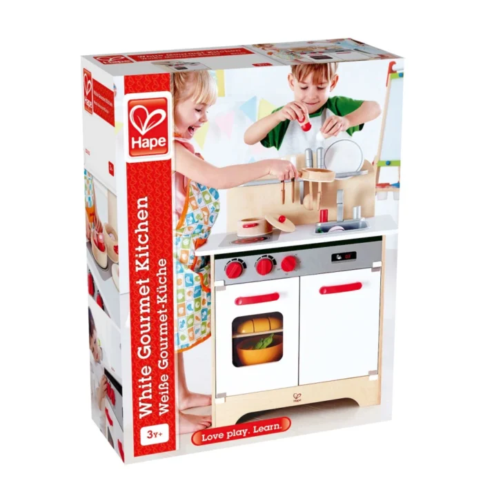 Дитяча кухня Hape з дерева біла (E3152) - Зображення 1