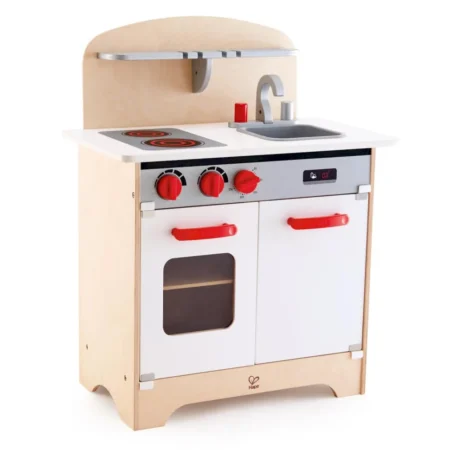 Дитяча кухня Hape з дерева біла (E3152) - Зображення 2