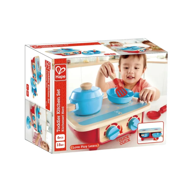 Дитяча плита Hape складна з посудом (E3170)