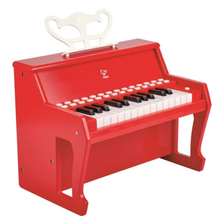 Дитяче піаніно Hape 25 клавіш з підсвіткою червоний (E0628) - Зображення 2