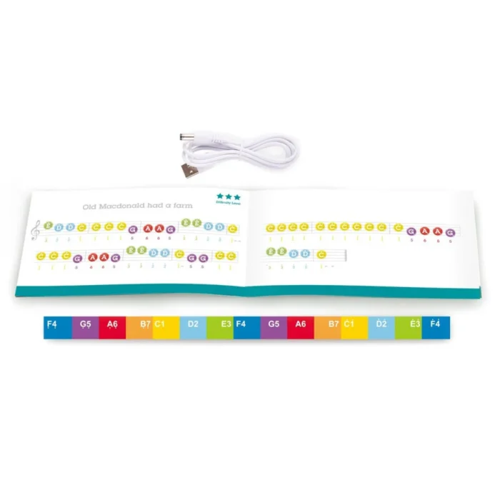 Дитяче піаніно Hape 25 клавіш з підсвіткою червоний (E0628) - Зображення 3