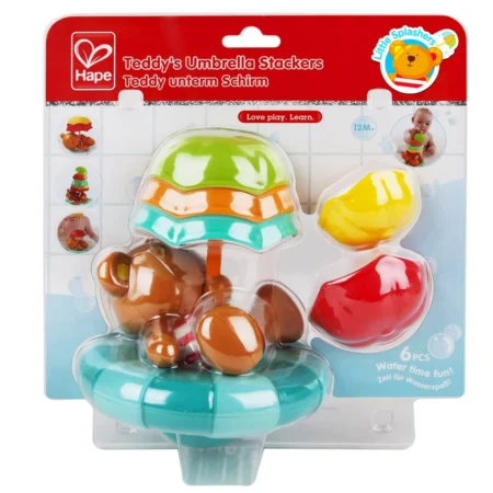 Іграшка для ванної Hape Парасольки ведмежатка Тедді (E0203)
