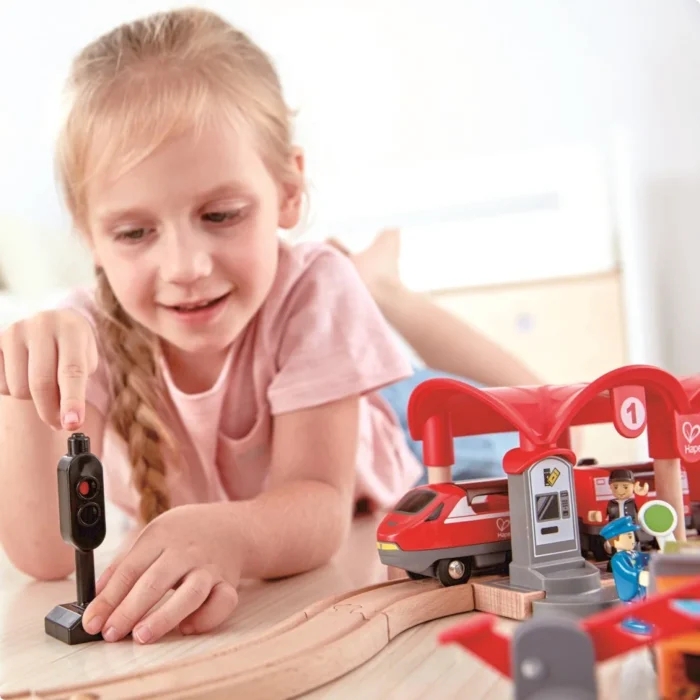 Залізниця Hape Місто 51 ел. (E3730) - Зображення 4