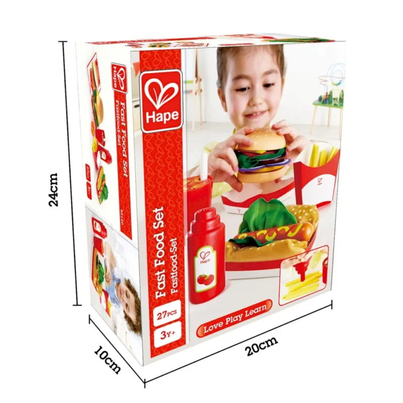 Іграшкові продукти Hape Фаст-фуд (E3160)