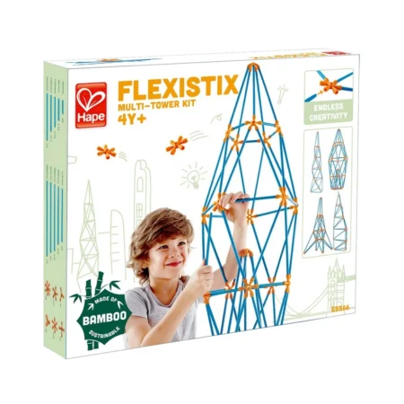 Конструктор контурний Hape Flexistix Вежі 132 ел. (E5566)
