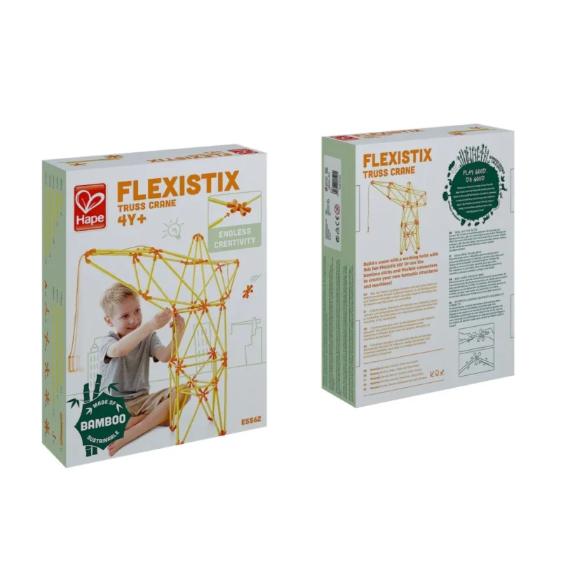 Конструктор контурний Hape Flexistix Кран 94 ел. (E5562)